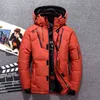 -20 stopnia zima męska biała kaczka w dół ciepłe z kapturem grube puffer Parkas Płaszcz Mężczyzna Casual Thermal Winter Parka Mężczyźni M-4XL 211110