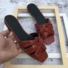 2021 top designer luxe mode femmes chaussures pantoufles sandales diapositives été femme plat sexy en cuir véritable plate-forme sandale appartements dames plage toboggan pantoufle boîte