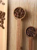 Walnut Wooden Measuring Spoon Tools Milk Powder Tea Coffee Beans Scoop Home Kitchen Accessories 10g Capacity gf