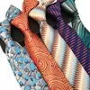 Bow Ties Classic Silk Men slipsar Plaid Neck 8cm Paisley Flower Dress Up Business Casual Unique Gift Nathisbow