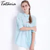 Chemise Femme Chemisier ample pour femmes Chemise surdimensionnée Tataria Tuniques d'été Tops à lacets Blanc Femme S 210514