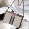 2021 Женская цепная сеть мессенджера сумки женского роскошного дизайнерского дизайнера сумочка модная кошелька высокий качество три размера с коробкой