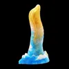 NXY Dildo Giocattoli anali Yocy 225 Nuovo dildo a forma speciale Silicone liquido Simulazione Pene Spina spessa Prodotti per la masturbazione maschile e femminile 0225