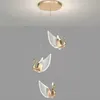 Home Trap Hanglampen Duplex Villa Lobby Bar Lichten Creatief Eenvoudig Modern Licht Luxe Woonkamer Hanglamp Decor