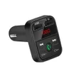 Car Kit Handsfree Wireless Bluetooth FM Transmitter Music 5V 2.1A USB Charger 12V-24V Car Styling MP3 Music Player TF Flash