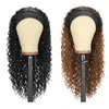 20 30inch Long Straight Headband Wigs Heat Resistant Synthetic Hair Wig Machine Made Wig For Black Women none lace wigs
