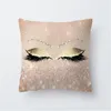 Fundas de almohada con estampado de ojos hermosos, cubierta sólida de terciopelo suave para herramienta de oficina en casa, cojín decorativo/decorativo