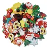 100pcs / set grossist croc jibbitz pvc mjuka gummi skor charms clog skor charms tillbehör xmas present sandaler charms