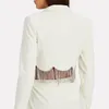 Court Blazer Mini Jupe Deux Morceau Set Femmes Tassels High Taille Sexy Costumes Spring Streetwear 210708