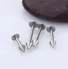 Rings Jewelrybody Jewelry Wholesale 120Pcs Mix Styles Stainless Steel Body Piercing Tongue Eyebrow Belly Nose Ring Aessories Drop Delivery 2