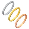 Bracelet manchette bracelet à breloques bracelets bijoux argent blanc or rose couleur cuivre métal large main designer personnalisé amitié