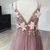 Long Dresses Women Ever Pretty Elegant Robe Tulle Prom A Line V Neck Lace Applique Formal Wedding Party Dress#f30 Casual
