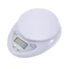 Balanza de peso electrónica de 1-5000g, báscula de ingredientes alimentarios de cocina, herramienta de medición de peso Digital de alta precisión con caja de venta al por menor