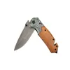 Camping Jaktknivar Trähandtag Pocket Utomhus Camp Huntings Folding Typ Survival Knife Tool Knives Utomhus Cutter Small Sword Wholesale