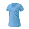 Blusas para mujer Camisas Feitong Camiseta deportiva de manga corta para mujer Camisa atlética que absorbe la humedad Ropa deportiva Top Entrenamiento Camiseta para correr Chemise