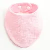 Baby Bibs Bandana Cotton Burp Cloths Muslim Solid Color Infant Feeding Scarf Saliva Towel Kids Accessories 14 Colors BT6579