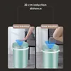 16L Sensor inteligente automático Smart Trash Can Waste Bin Dustbin Plastic Hogar seco y húmedo 210907