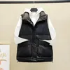 Designer fashion women's vests European and American trend down cotton loose couple jacket