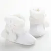 Erste Wanderer Winter Schneestiefel für Baby Girls Super warme Baumwolltuch Schuhe Mädchen Babys Bogenknotbälle Prinzessinschuhschuhe