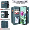 Grote capaciteitskaart tas portemonnee hoesjes voor iphone 13 pro max 12 mini 11 xr x 8 plus Samsung Huawei Xiaomi Moto lg Sony One plus multifunctionele telefoon cover