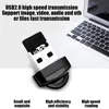 USB Micro SD TF Reader Reader USB 2.0 مصغرة قارئ بطاقة ذاكرة الهاتف المحمول عالية السرعة USB محول لملحقات الكمبيوتر المحمول