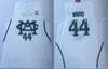 NCAA Basketball State College 44 Emma Ward Jersey 22 Miles Bridges 2 Jaren Jackson Jr University White Team Color Stitched Pure Cotton Shirt Breathable