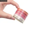 24rolls/set foil Slim Washi Tape DIY装飾スクラップブッキングプランナー3mm*5mマスキングテープ接着テープラベルステータリー