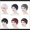 Wraps Chapeaux, Foulards Gants Mode Aessories Drop Delivery 2021 Femmes Confortable Tresse Torsadée Turban Hijab Cap Perte De Cheveux Tête Er Chapeaux