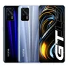 Téléphone portable d'origine Realme GT 5G 12 Go de RAM 256 Go de ROM Snapdragon 888 64.0MP AI 4500mAh Android 6,43 pouces AMOLED Super plein écran empreinte digitale visage téléphone portable intelligent