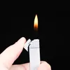 Ny Butane Windproect Ladies Lighter Intressant Square Open Flame Söt cigarettändare cigaretttillbehör gåva