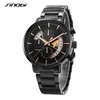 Sinobi Luxury Business Mäns Klockor Unik Design Kalenderklocka Mode Chronograph Quartz Armbandsur 2021 Relogio Masculino Q0524