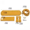 Accesorios de piezas de bolsas 5pcs/set Coser de hombro de cuero sintéxico para bolso de diy tejido a mano