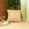 Cushion/Decorative Pillow Christmas Decoration Case Home Decor Cushion Cover 45x45cm Plush Silver Throw Sofa Without Core 10 Colors