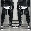 Streetwear Mężczyźni Multi Kieszenie Harem Cargo Spodnie Hip Hop Casual Male Track Spodnie Joggers Spodnie Moda Harajuku Men Spodnie 220311