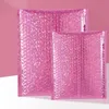 Hediye Paketi 50 adet Holografik Metalik Poli Kabarcık Mailer Glamour Shades Folyo Yastık Düğün Çantaları Yastıklı Ambalaj Zarflar Hediyeler
