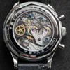 Montres-bracelets Montres Hommes 1963 Saphir Mécanique Chronographe Montre Mouvement Seagull St19 Étanche Sugess Édition Limitée Carte