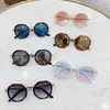 Fashion Kids Sunblock Leopard Print Irregular Children Sunglasses Ultraviolet-proof Child Glasses Travel Decoration Accessories