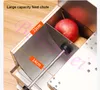 Beijameiの商業用ジャガイモのニンジンレモンチップスライサー機電気野菜のフルーツスライス切断鋭いブレード