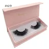 3D Mink Eyelash Individual Lashes with Storage Box Thick Tapared Crisscross Winged Natural Long Make Up Eye Lash