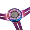 34cm Round Transparent ABS Racing Steering Wheel with Deep Dish Alloy Spokes Many Colors for Choice