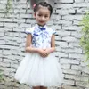 Prinzessin Kleid Für Kind Mädchen Floral Kinder Sommer Kleid Mesh Mädchen Kleid 6 8 12 Jahre Kinder Kleidung Chinesischen Stil kleidung Für Mädchen Q0716