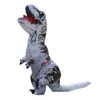 Hot Style Halloween T-Rex Uppblåsbara Kostym Dinosaur Vuxen Kids Julfest Kostymer Blow Up Kläder Rolig Cosplay Kläder Q0910