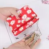 Mode Daisy Print Coin Portemonnee Dames Mini Portefeuilles PU Lether Floral Print Kleine Portemonnee Rits Daisy Pattern Card Bag Girls Pouch