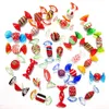 Custom Vintage Murano red Glass Sweets Candy Ornament Home desktop Christmas Decoration accessories Holiday party Gifts for kids 210811