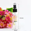 Frasco de spray de plástico transparente vazio de 60ml Frascos de perfume de névoa fina Água adequada para a realização de ambientador 60 ML