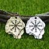 Pendant Necklaces Viking Aegishjalmr Helm Of Awe Runic Runes Protection Amulet Talisman Medieval Scandinavian Jewelry Male Necklace