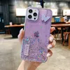 Custodie per telefoni Bling per iPhone 12 11 Pro MAX XS XR 7 8 Cover protettiva per Samsung Huawei Xiaomi Butterfly Love Back