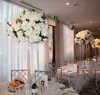 Style Tall Wedding Acrylic Party Decoration Table Centerpiece Kolumner Blomman för blommiga arrangemang