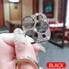 3D Glitter Diamond Bling Rhinestone Kamera Lens Koruyucu İPhone 11 12 Mini Pro Max için Kapak