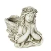 Fairy Garden Angel Planter Pot Figurines Tillbehör till Utomhus Garden Decor J0PC 210607